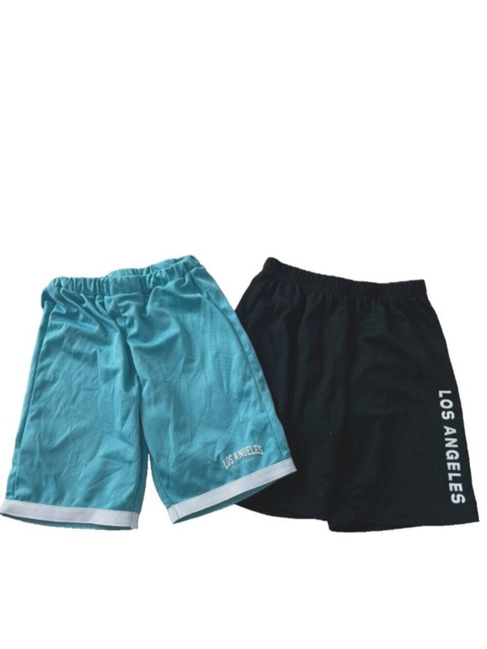 Shein Boy's Kids Set of 2 Los Angeles Print Shorts ( 10 )